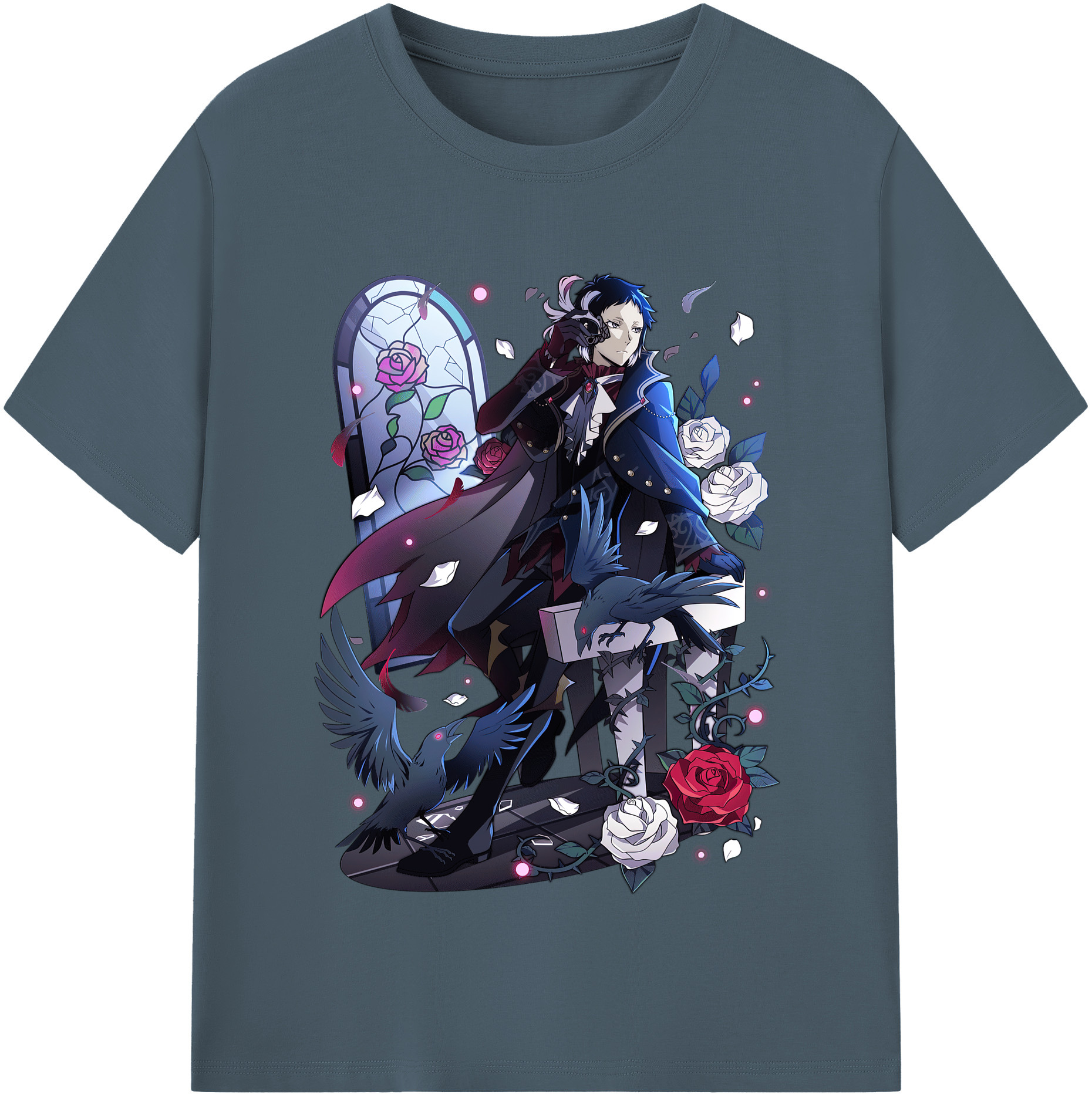 （画像用） 文豪ストレイドッグス Bungo Stray Dogs 綿100％半袖Tシャツ（フロントプリント）
